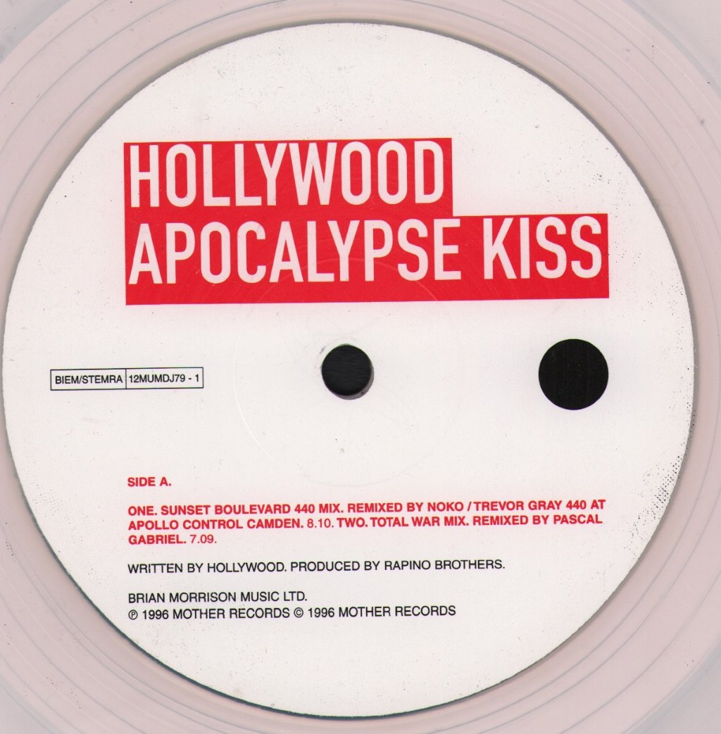 Hollywood (90'S Group) - Apocalypse Kiss - 12 Inch