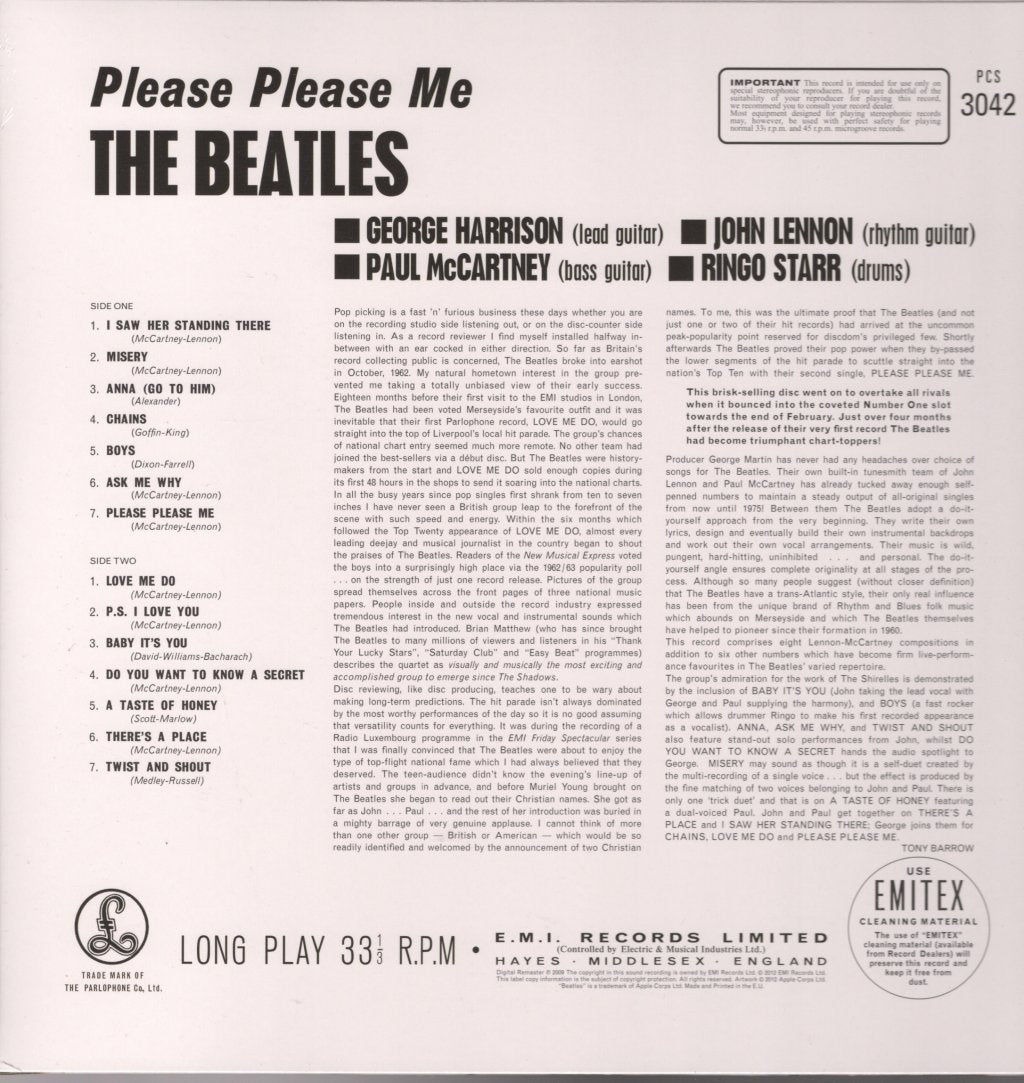 Beatles - Please Please Me - Lp