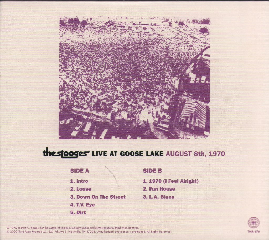 Stooges - Live at Goose Lake August 8th, 2020 - Cd