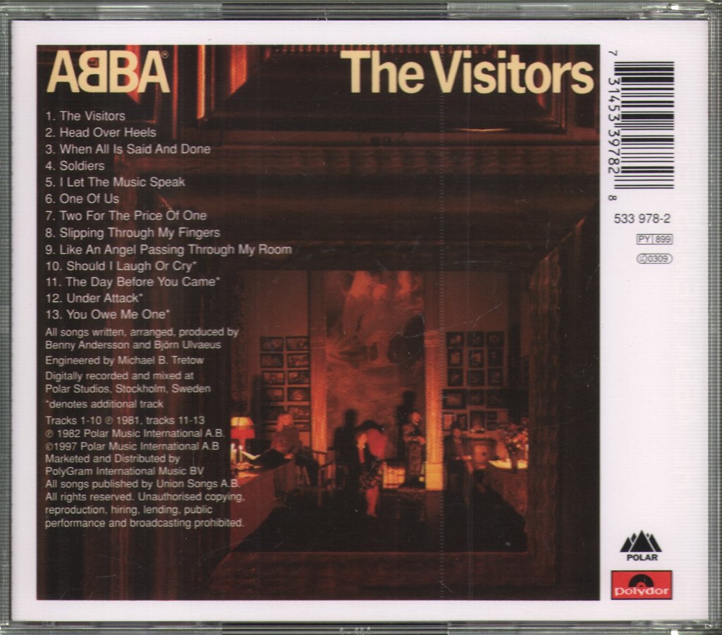 ABBA - Visitors - Cd