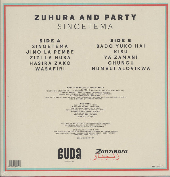 Zuhura Swaleh - Singe Tema - Lp