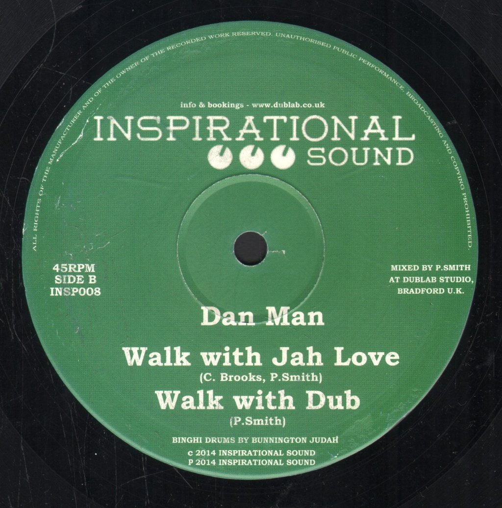 Stephanie / Dan Man - Jah Love Is Sweeter / Walk With Jah Love - 10 Inch