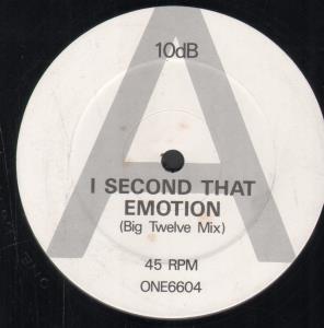 10Db - I Second That Emotion - 12 Inch