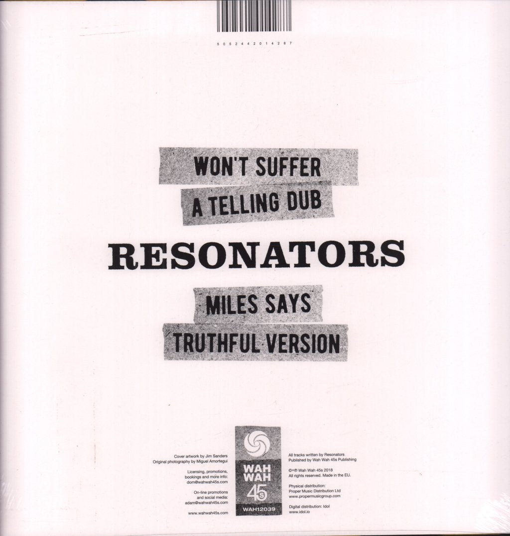 Resonators - Won’t Suffer - 12 Inch