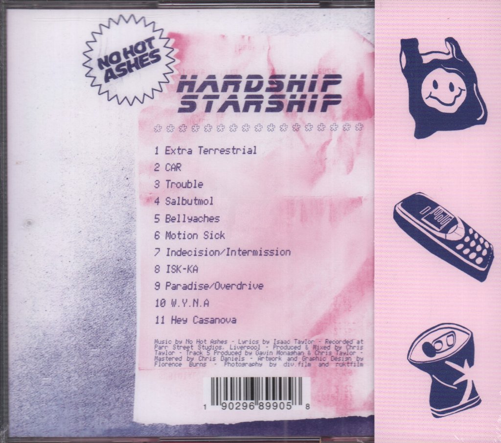 No Hot Ashes - Hardship starship - Cd