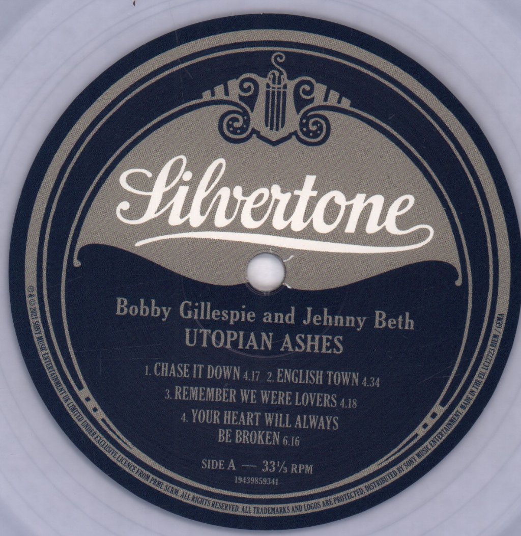 Bobby Gillespie & Jehnny Beth - Utopian Ashes - Lp