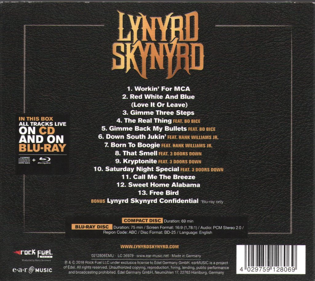 Lynyrd Skynyrd - Live In Atlantic City - CD/Blu-ray