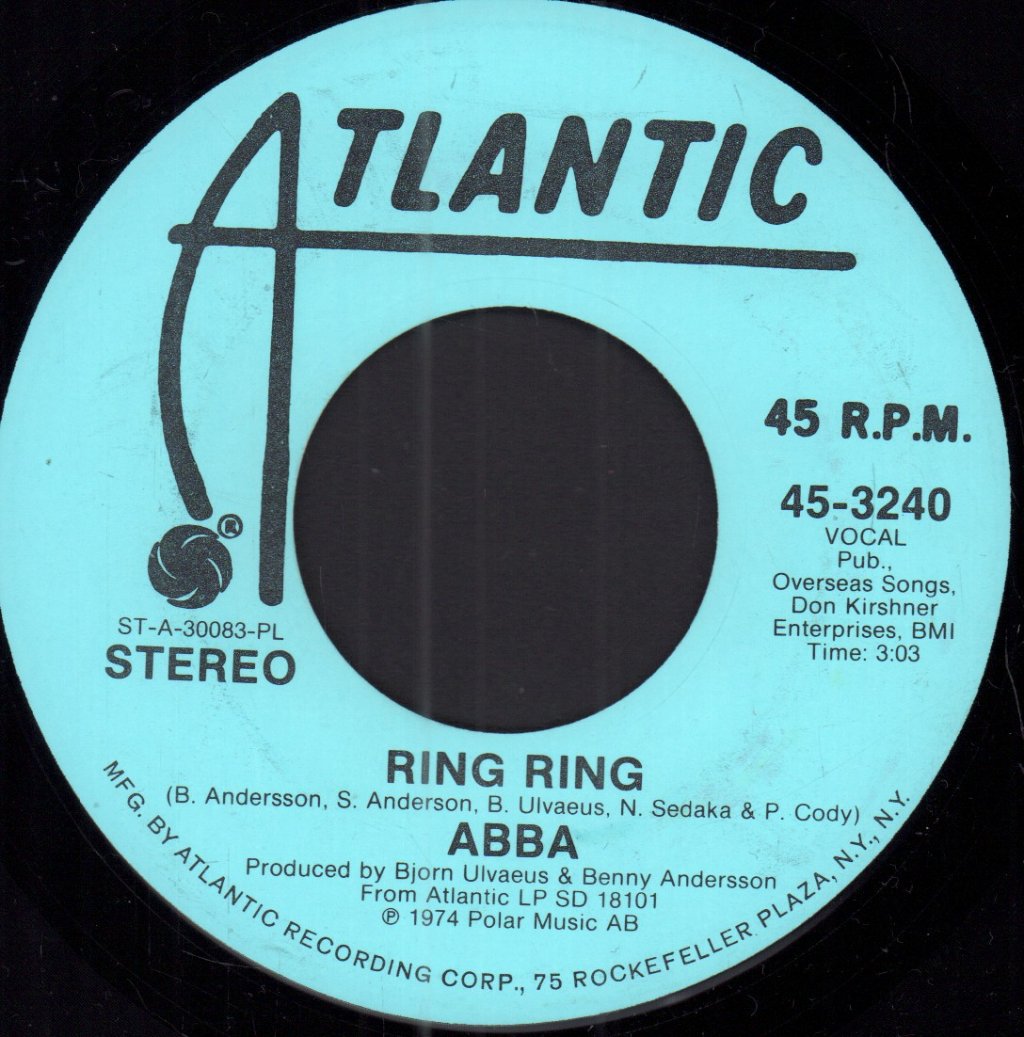 ABBA - Ring Ring - 7 Inch