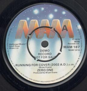 Zero One - Running For Cover - 7 Inch