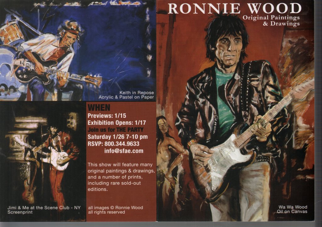 Ronnie Wood - Celebrating - Flyer