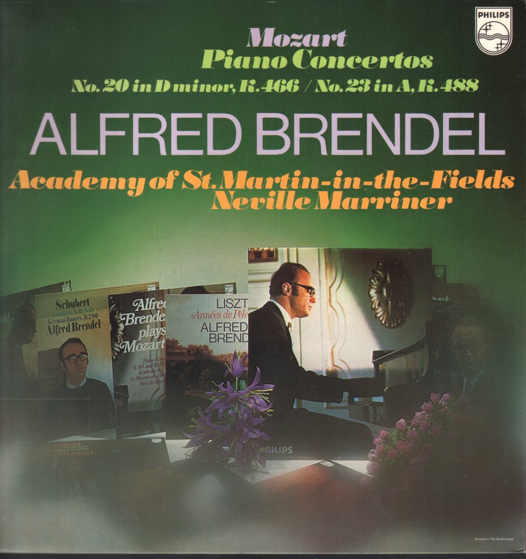 Alfred Brendel / Neville Marriner / A.S.M.F. - Mozart Piano Concertos - Lp