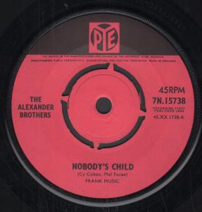 Alexander Brothers - Nobody's Child - 7 Inch