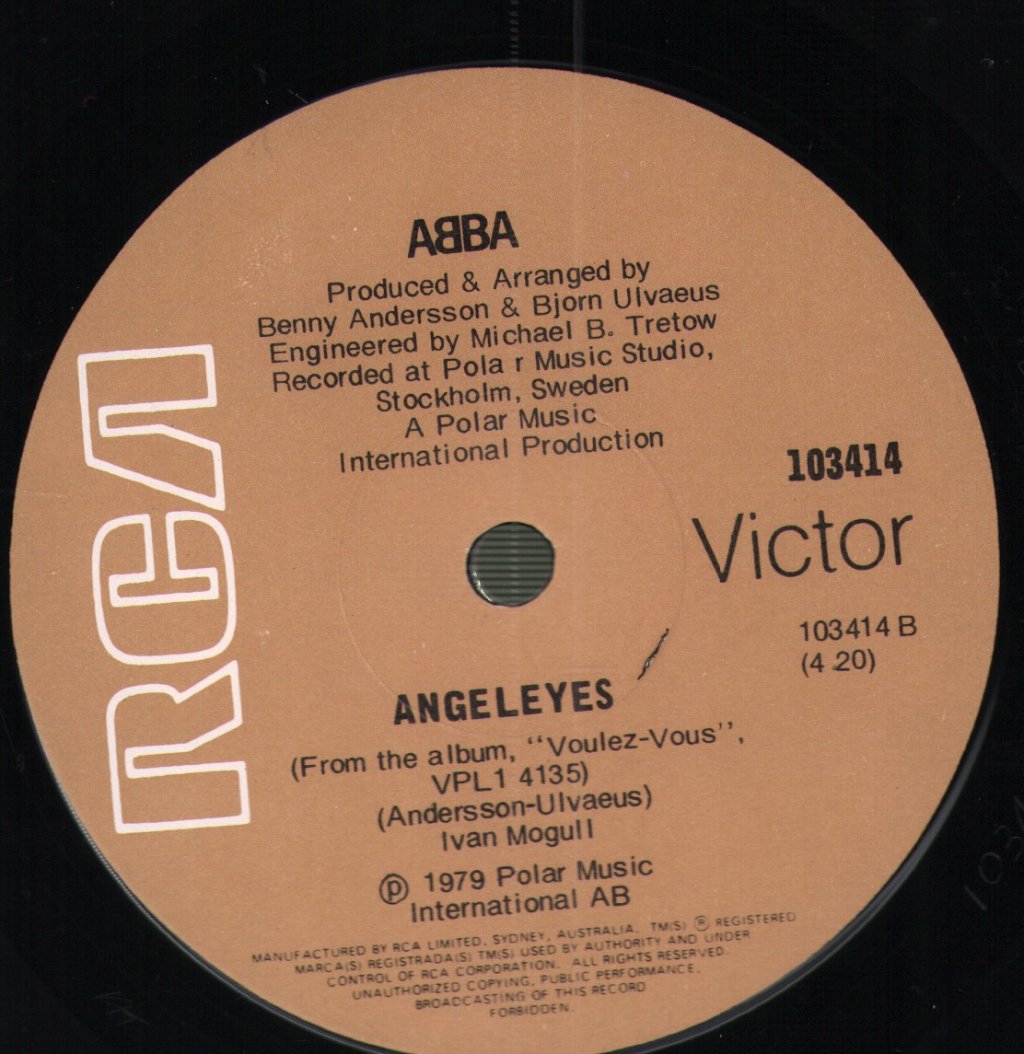 ABBA - Voulez-Vous / Angeleyes - 7 Inch