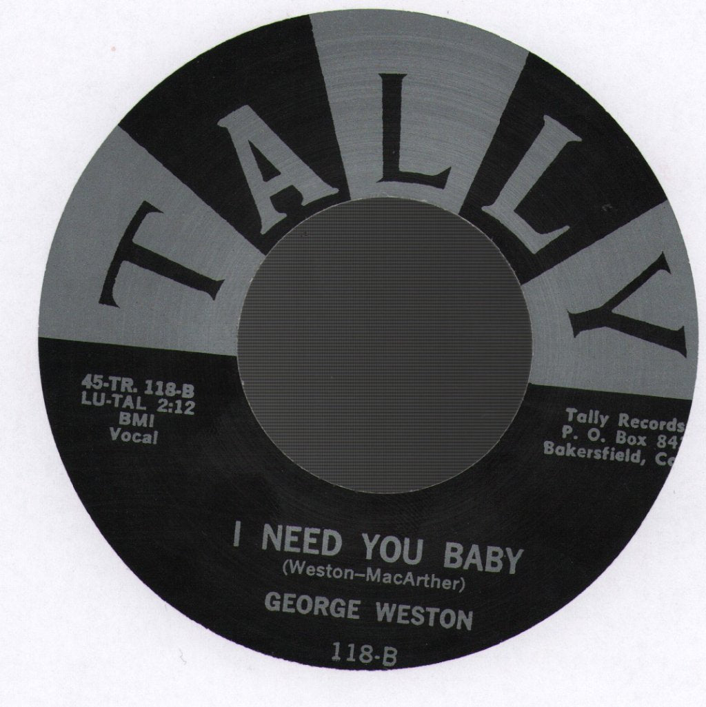 George Weston - Hold Still Baby - 7 Inch