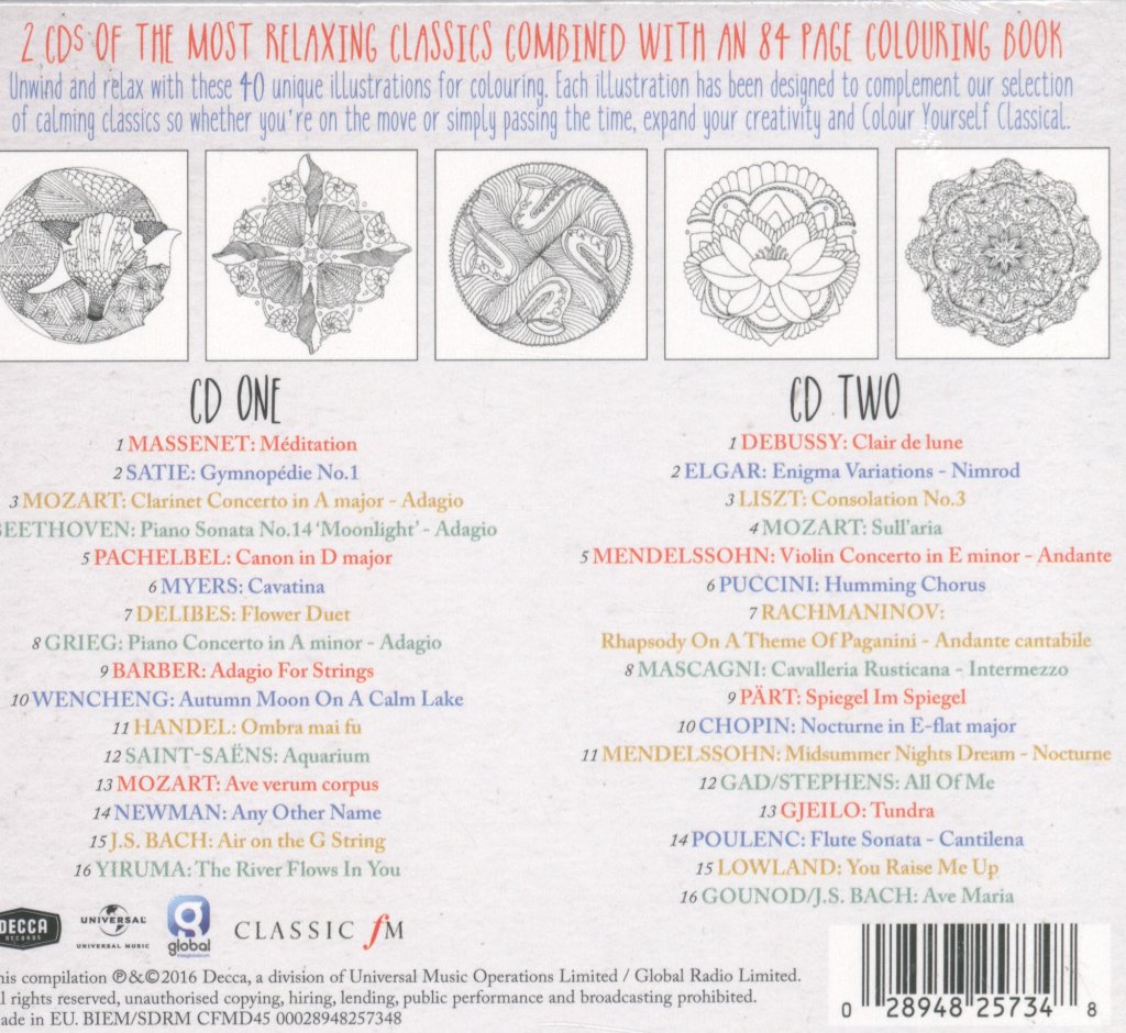 Various Artists - Colour Me Classical - Double Cd