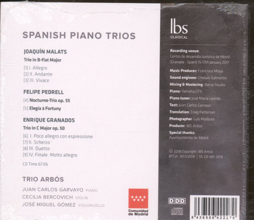 Trio Arbos - Spanish Piano Trios - Cd