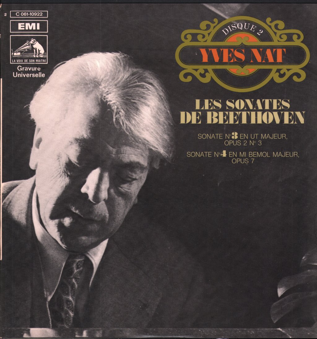 Yves Nat - Les Sonates De Beethoven - Disque 2 - Lp