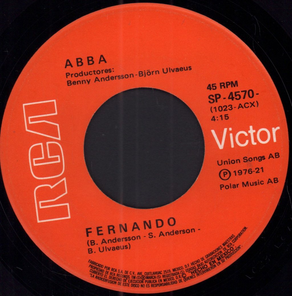 ABBA - Fernando - 7 Inch