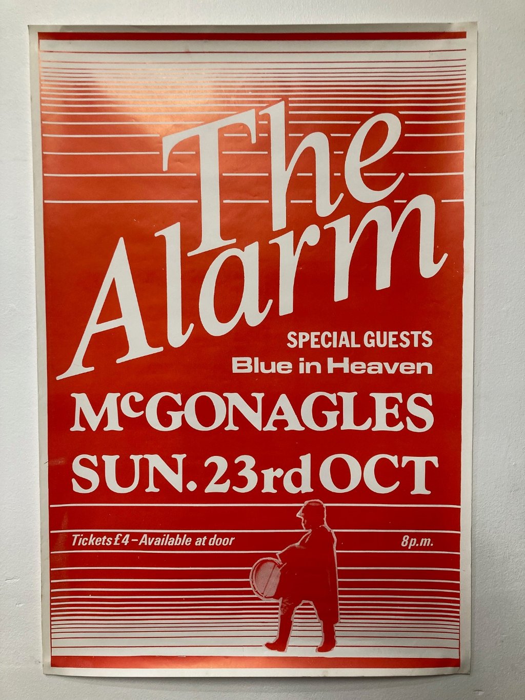 Alarm - McGonagles Sunday 23rd October - Poster