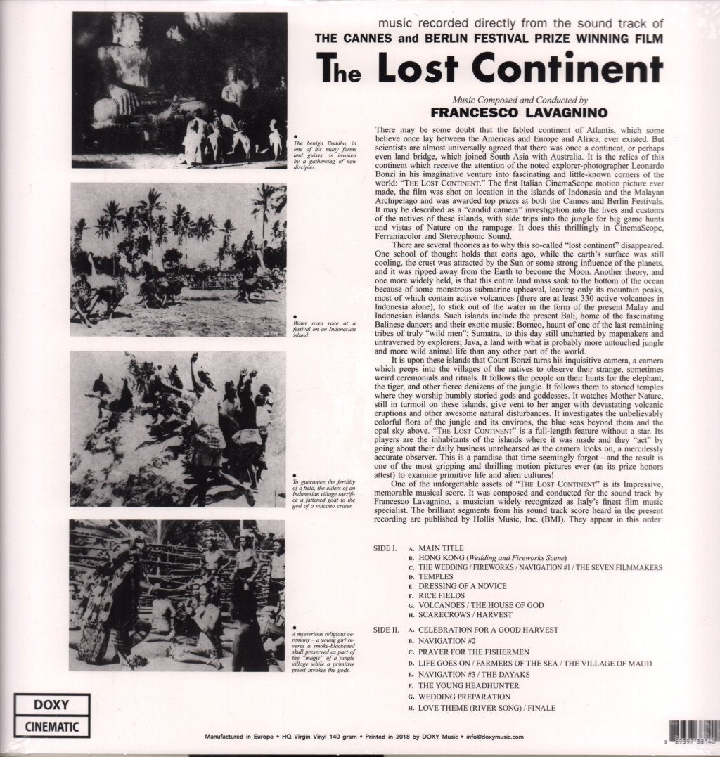 Francesco Lavagnino - Lost Continent - Lp