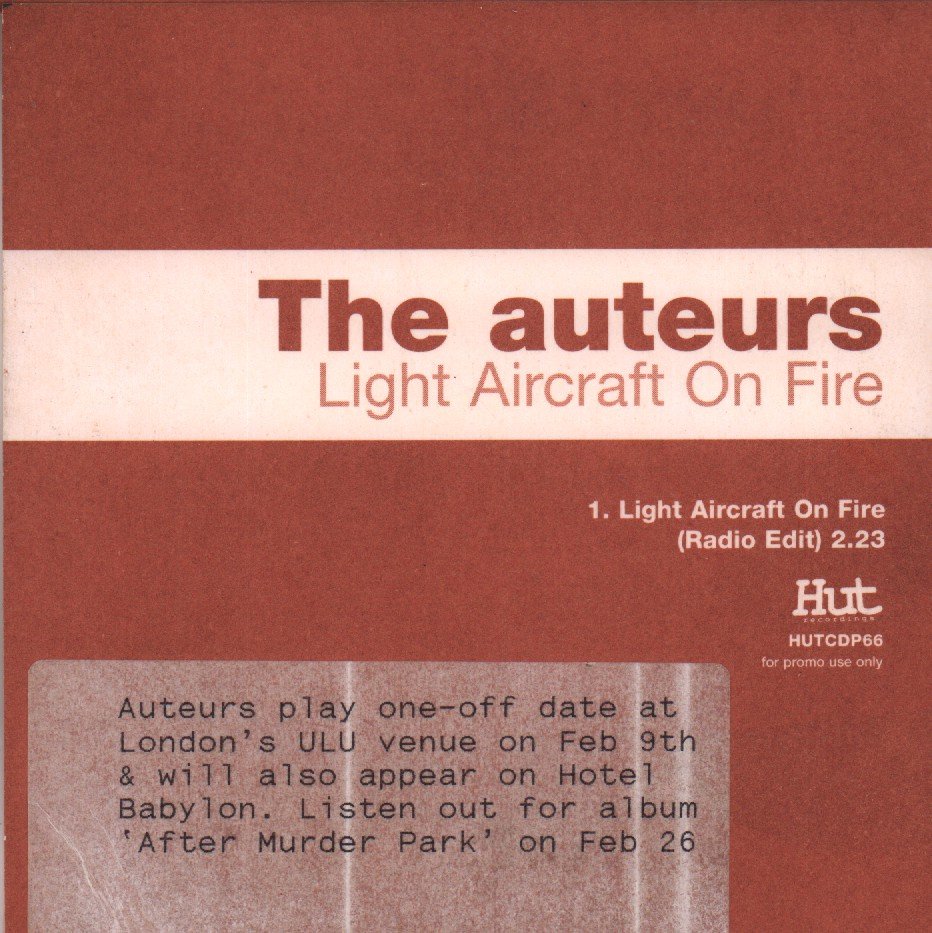 Auteurs - Light Aircraft On Fire - Cd