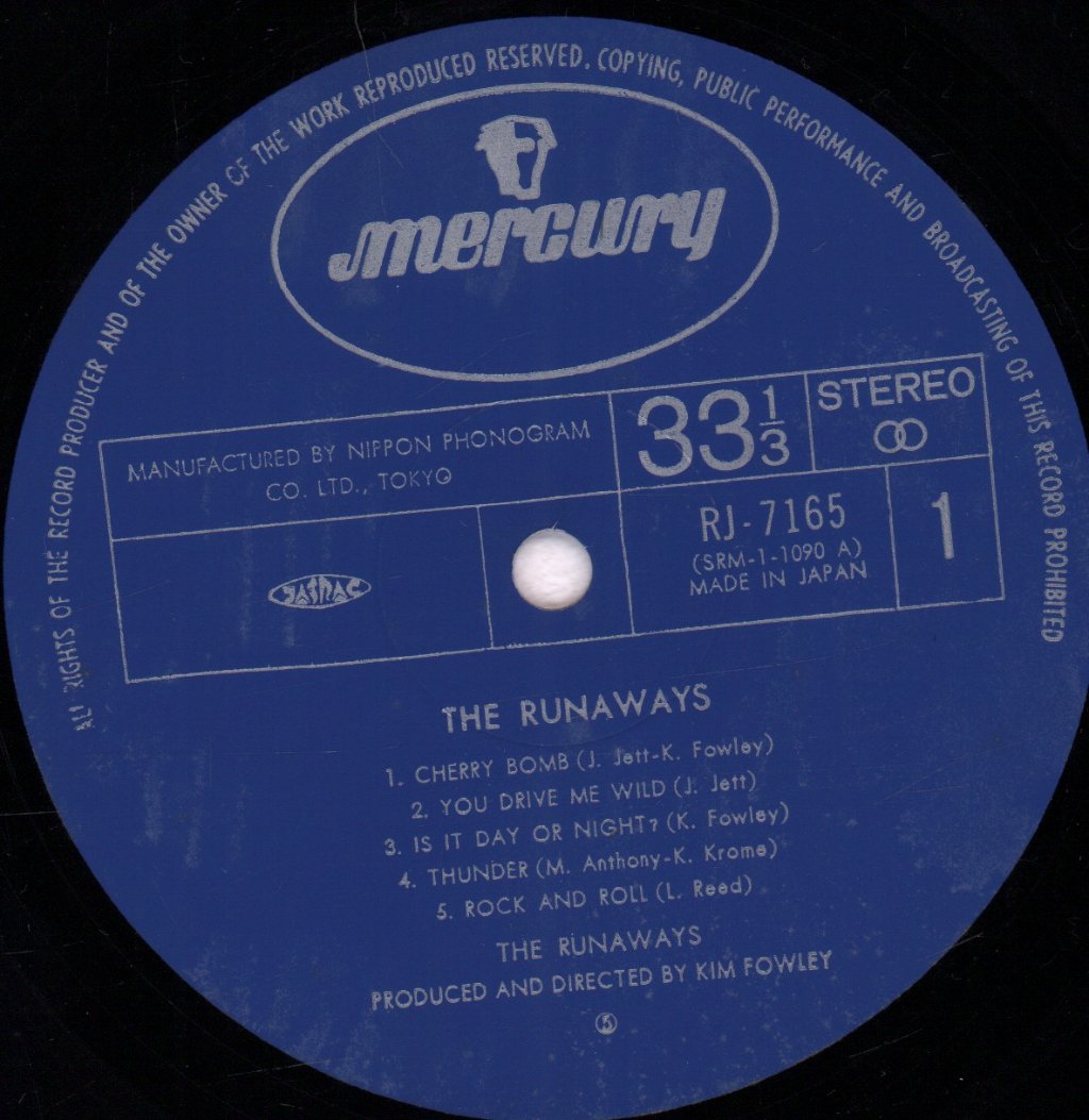 Runaways (Female Rock Group) - Runaways - Lp