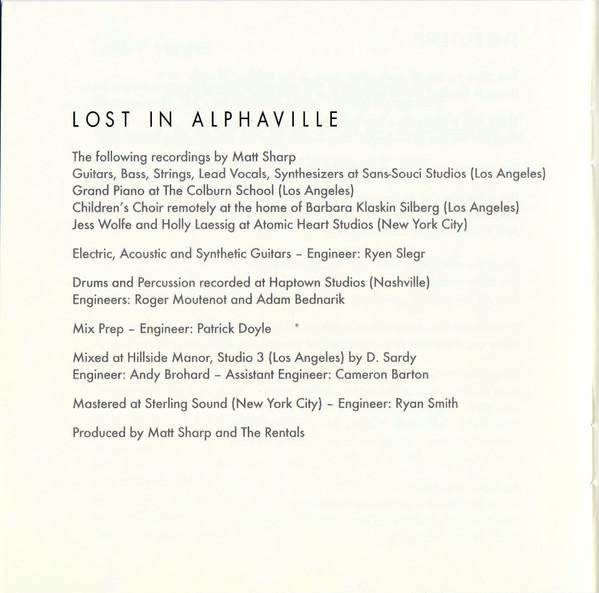 Rentals - Lost In Alphaville - Cd