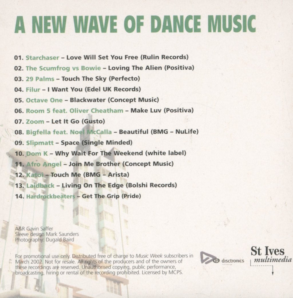 Various Artists - Miami Beach Plugging 2002 - A New Wave Of Dance Music - Cd