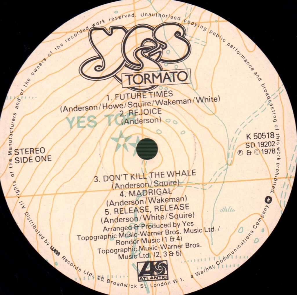 Yes - Tormato - Lp