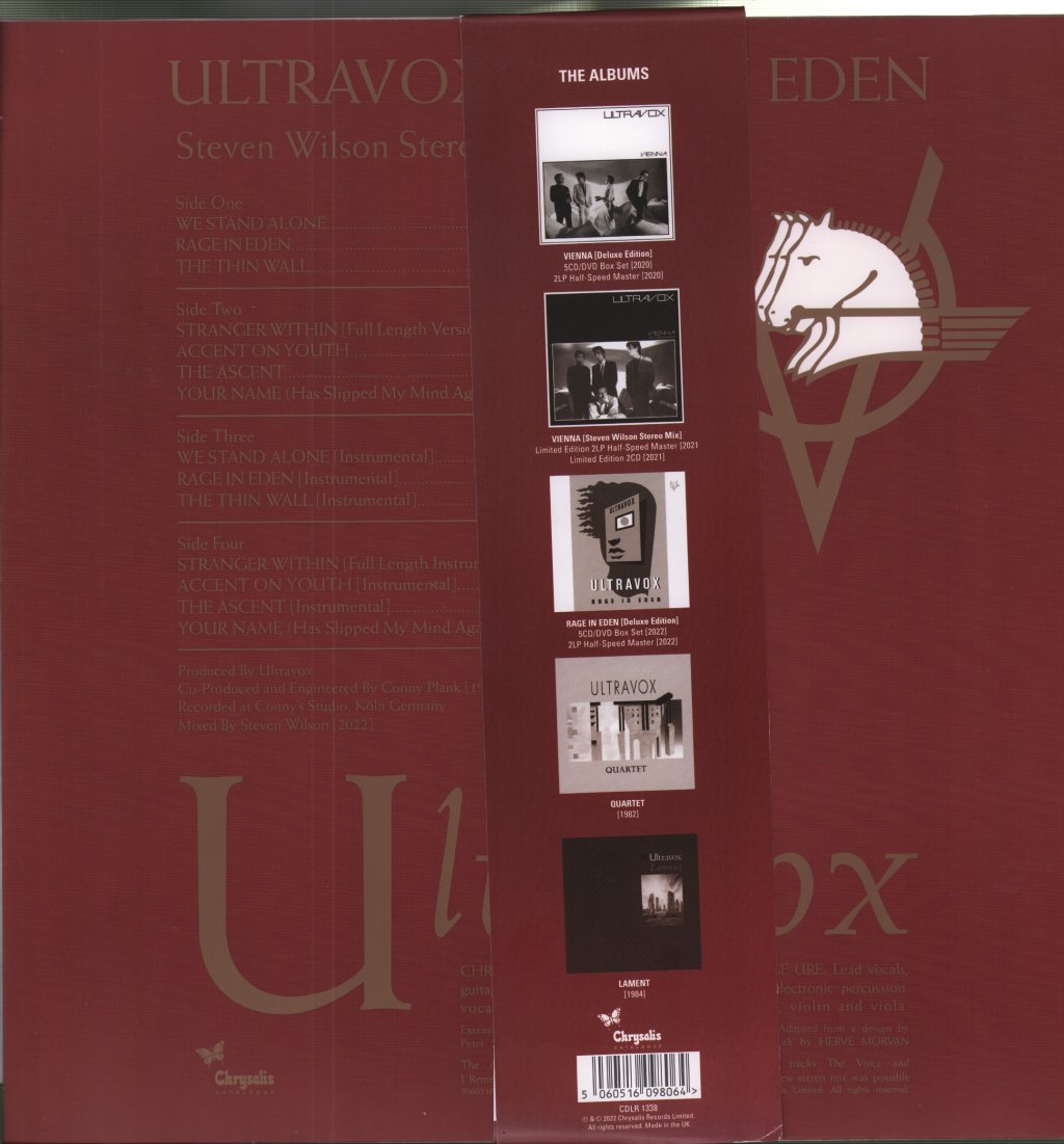 Ultravox - Rage In Eden [Steven Wilson Stereo Mix] - Lp