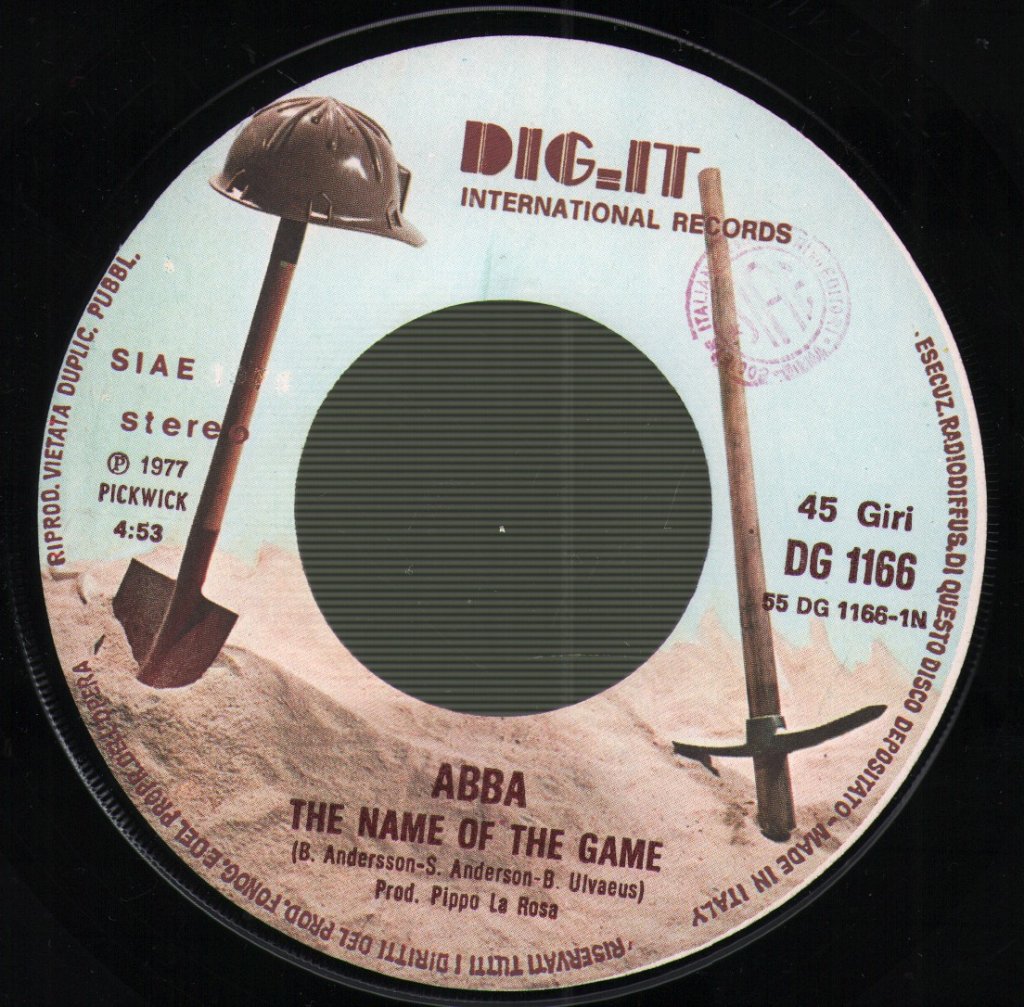 ABBA - Name Of The Game - 7 Inch