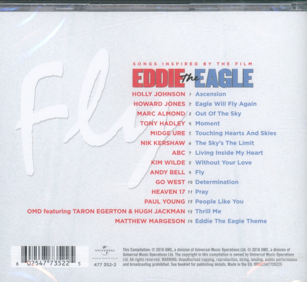 Various Artists - Fly (Songs Inspired By The Film Eddie The Eagle) - Cd