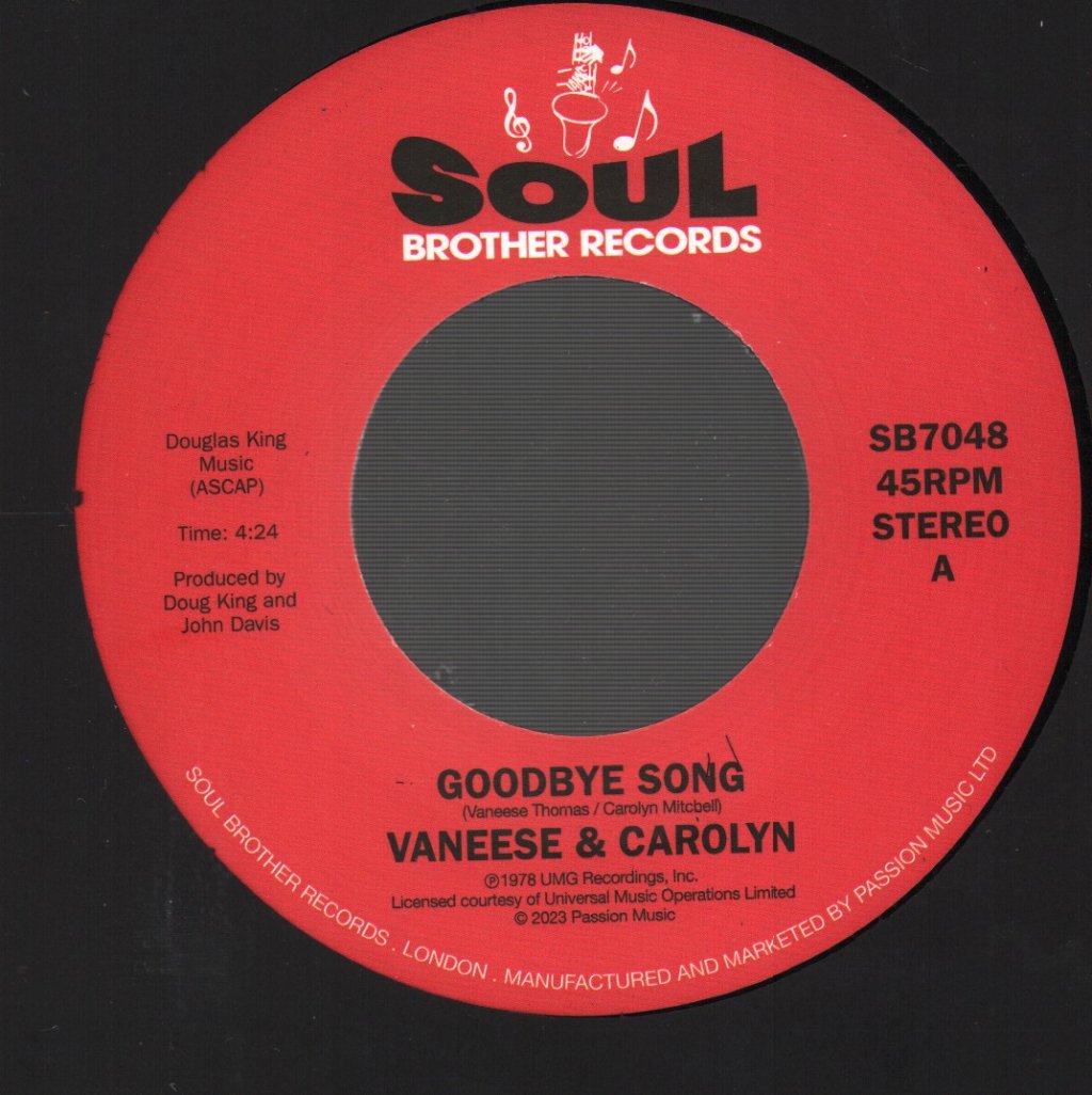 Vaneese and Carolyn - Goodbye Song - 7 Inch