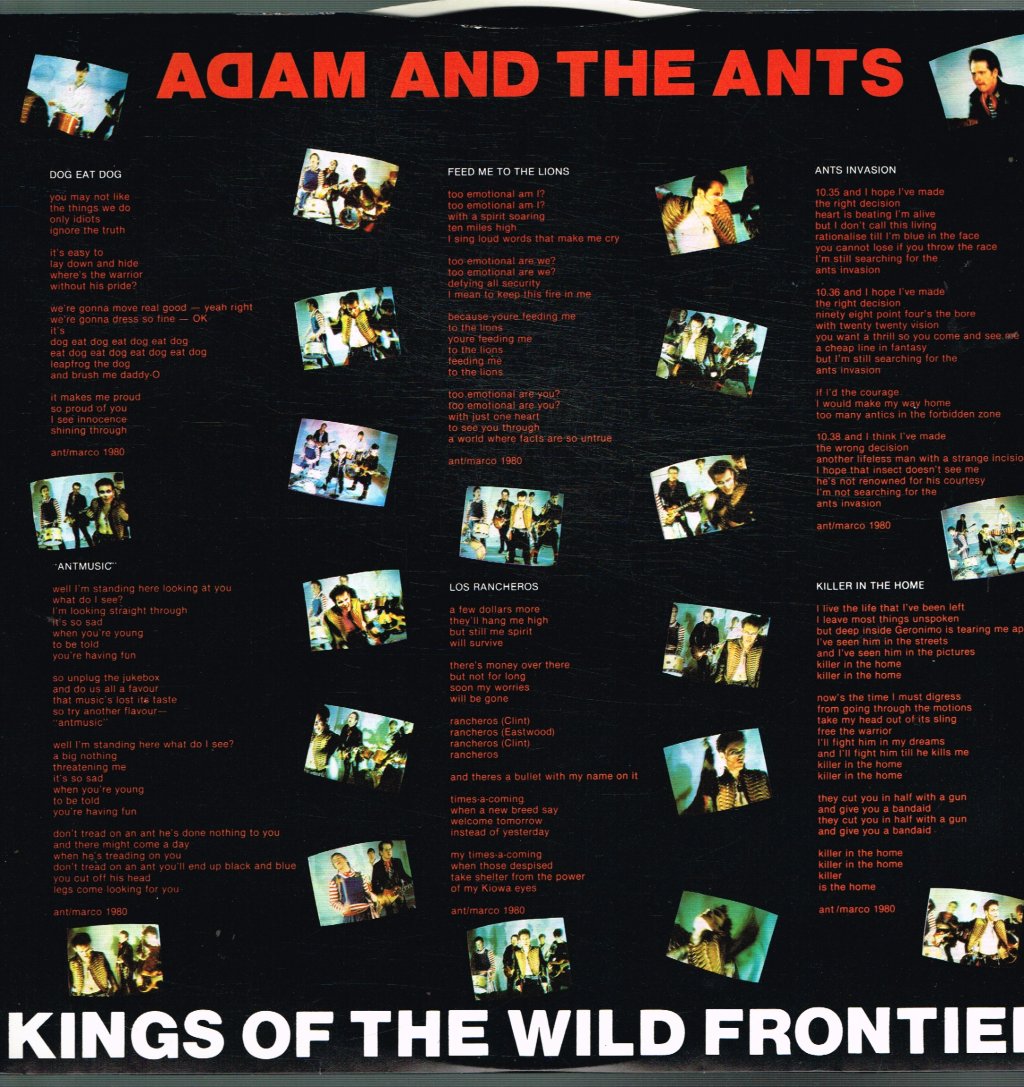 Adam And The Ants - Kings Of The Wild Frontier - Lp