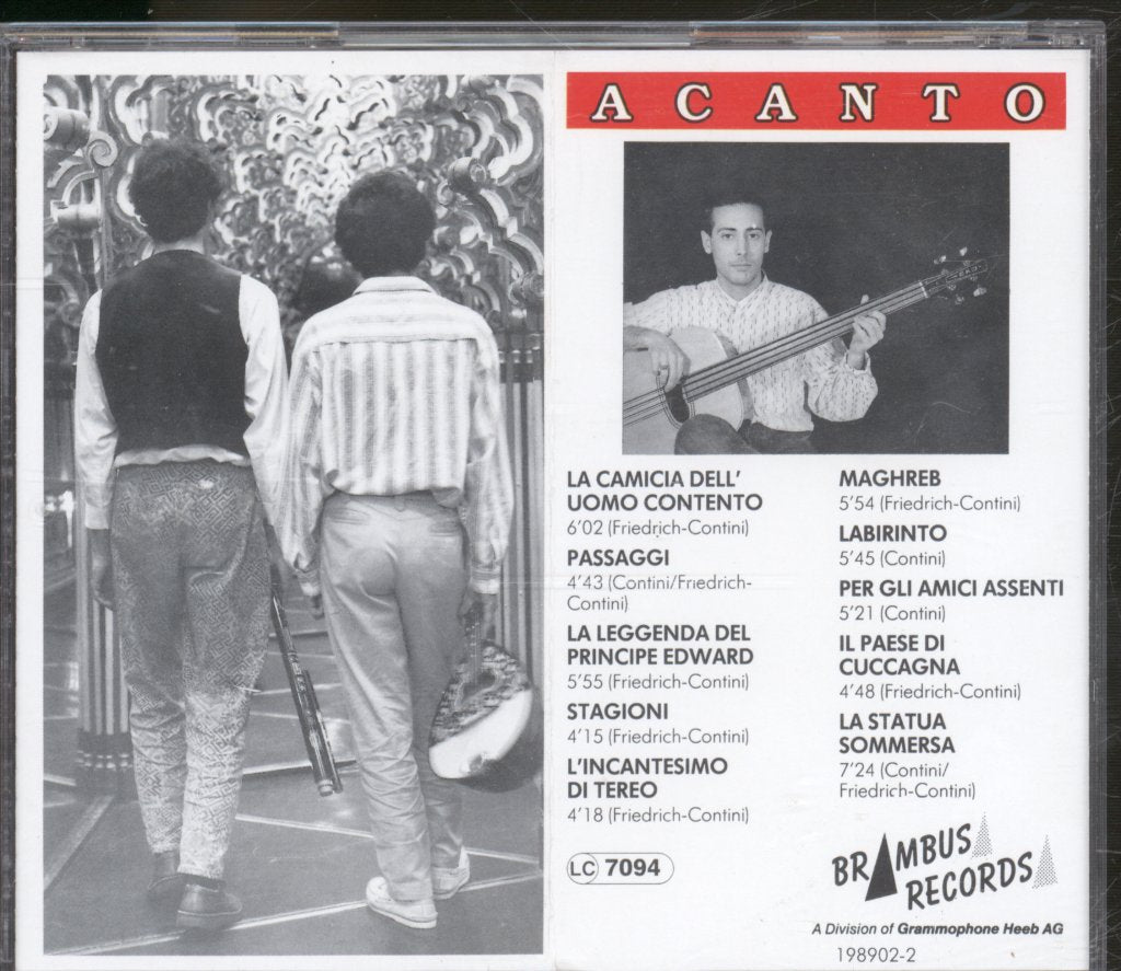 Acanto - Labirinto - Cd