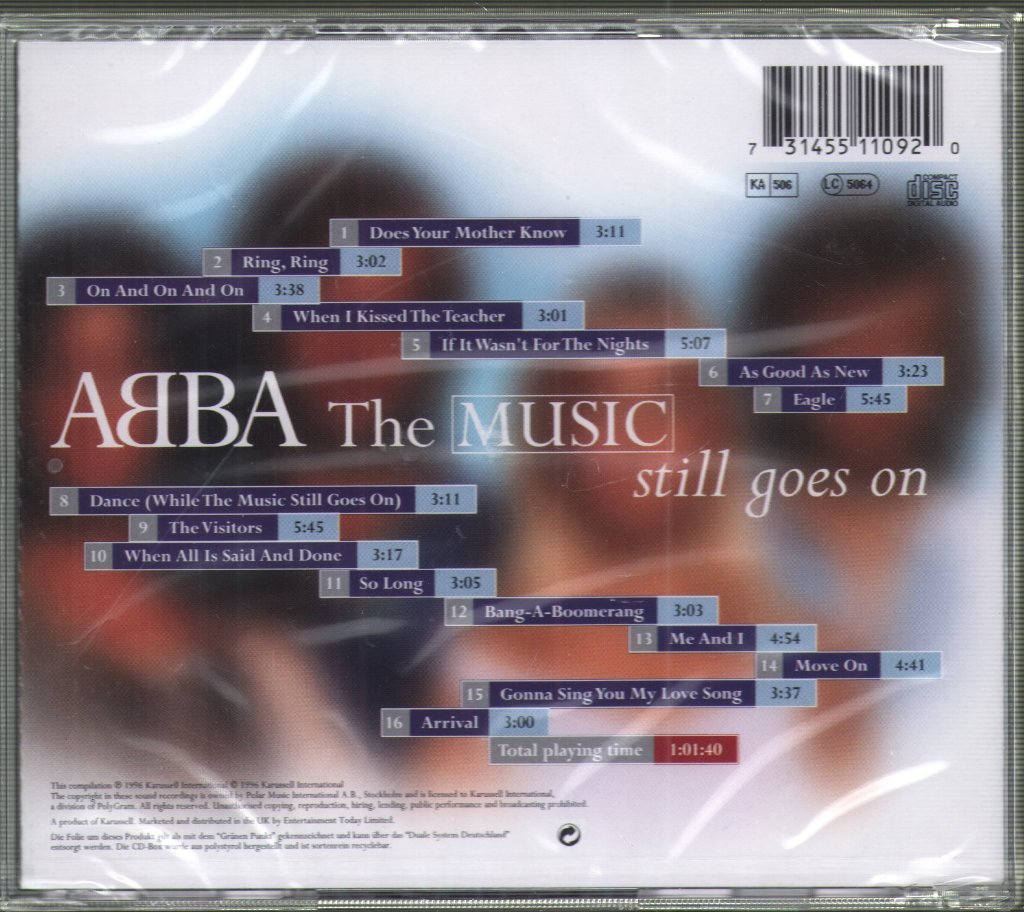 ABBA - Music Still Goes On - Cd