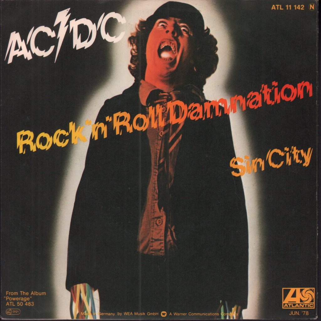 AC/DC - Rock 'N' Roll Damnation - 7 Inch