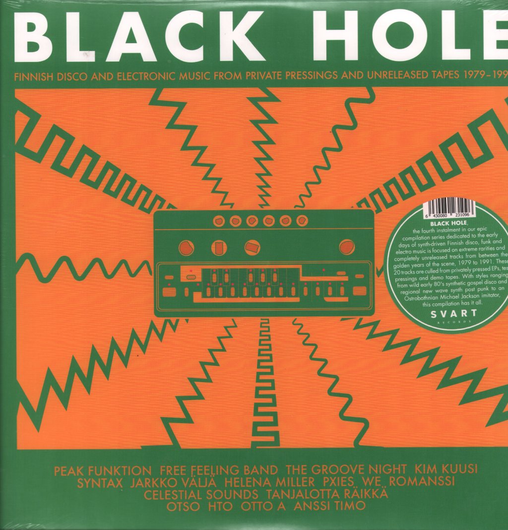 Various Artists - Black Hole - Finnish Disco and Electronic Music From Private Pressings and Unreleased Tapes 1980-1991 - Double Lp