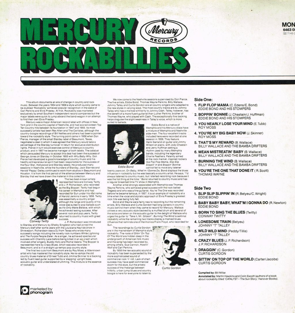 Various Artists - Mercury Rockabillies - Lp