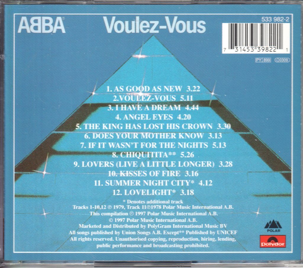 ABBA - Voulez-Vous - Cd