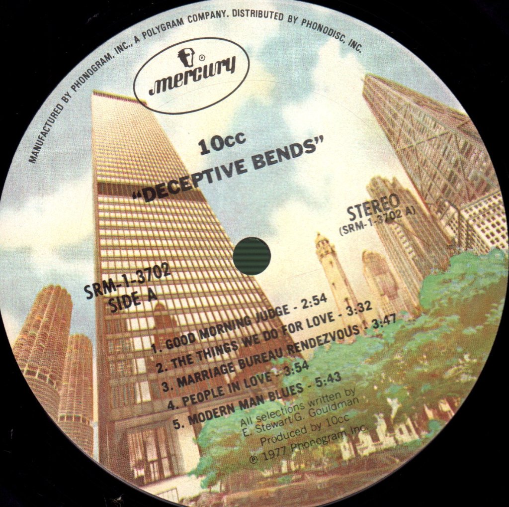 10cc - Deceptive Bends - Lp