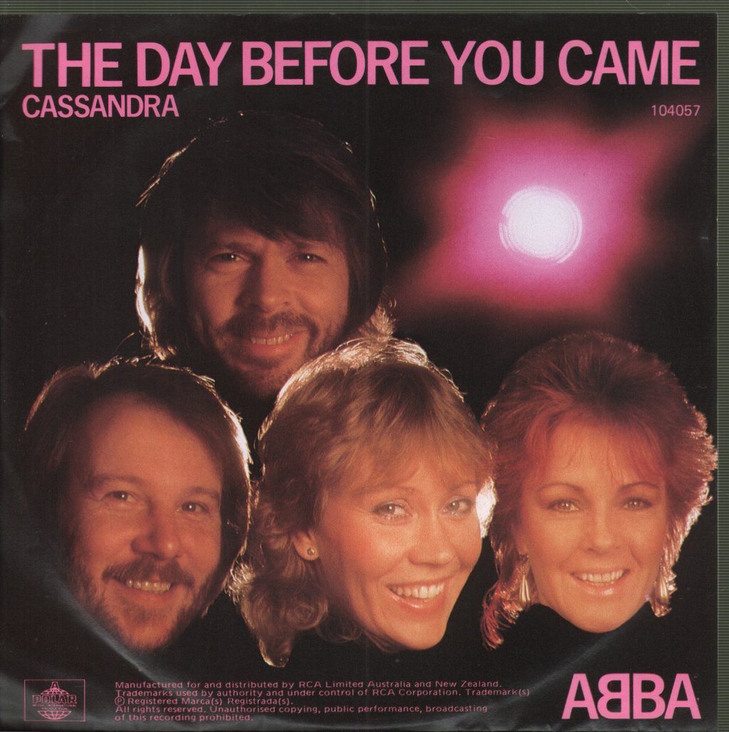 ABBA - Day Before You Came - 7 Inch