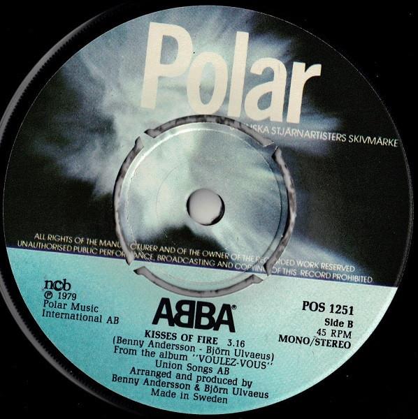 ABBA - Does Your Mother Know / Kisses Of Fire - 7 Inch