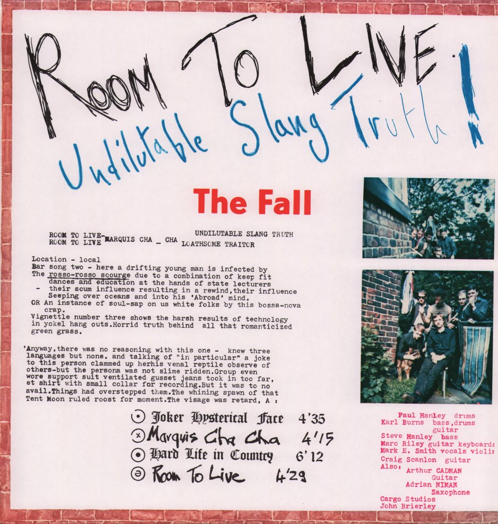 Fall - Room To Live - Lp