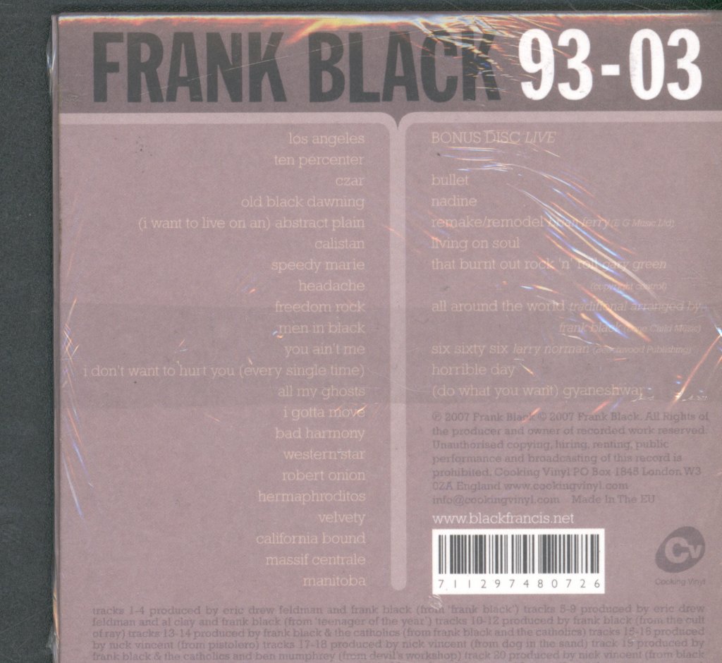 Frank Black - 93-03 - Double Cd