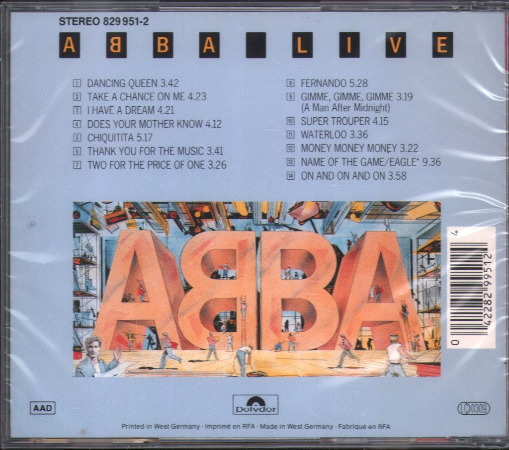 ABBA - Live - Cd