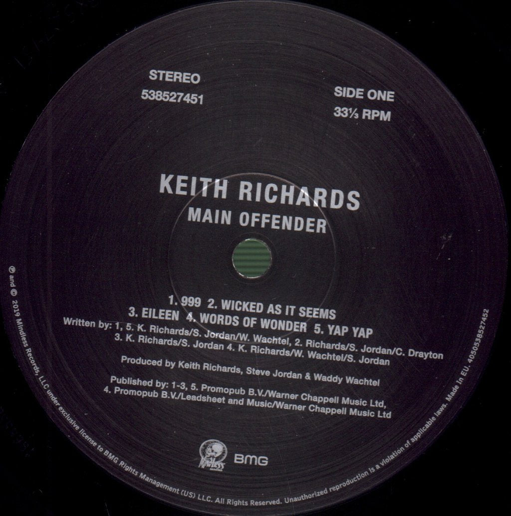 Keith Richards - Main Offender - Lp