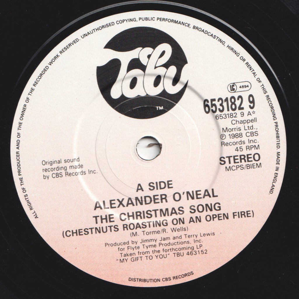 Alexander O'Neal - Christmas Song - 7 Inch