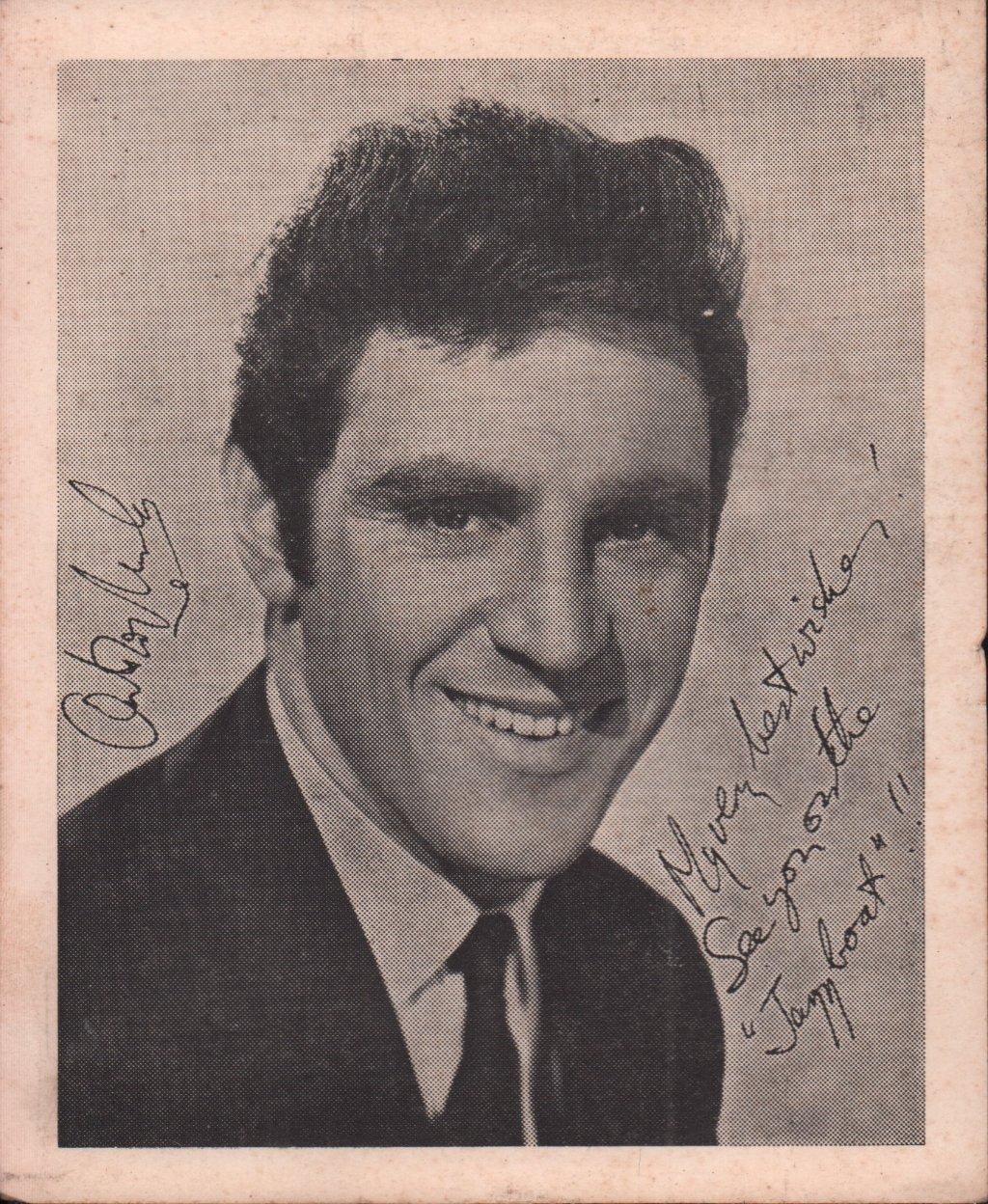 Anthony Newley - colchester jippodrome sunday may 8th 1960 - Card