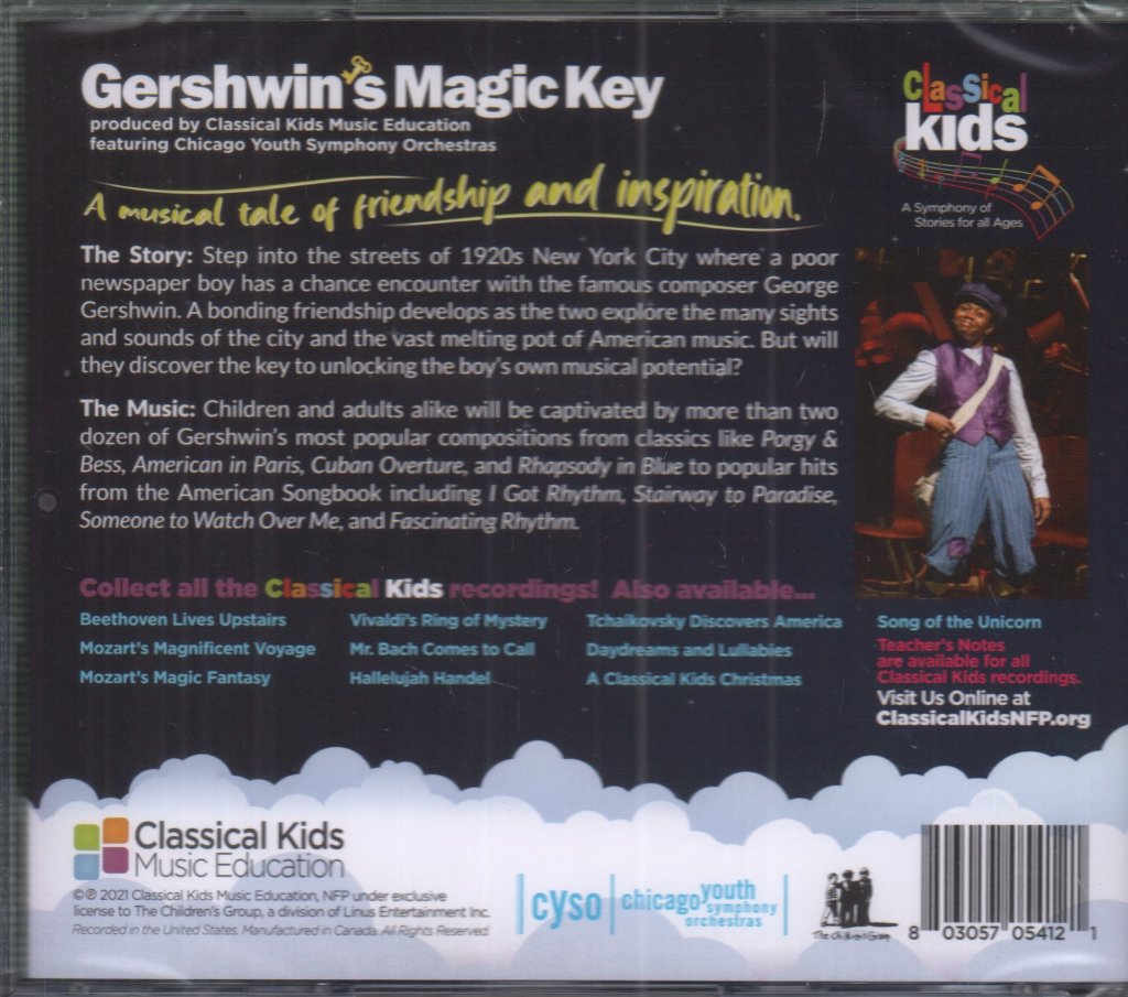 classical kids - gershwin's magic key - Cd